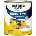 Rust-Oleum Gloss, Sun Yellow, Quart 1945502